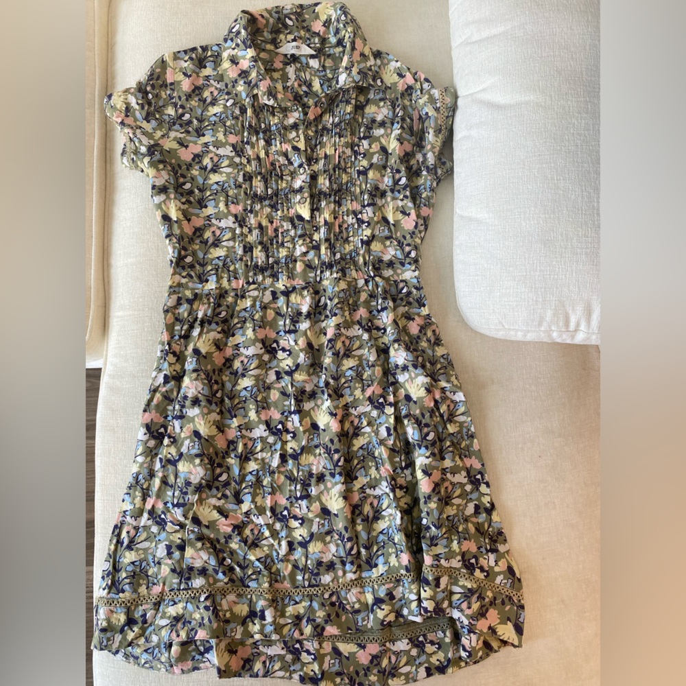Mountain Khakis Size Small Green Floral Dress